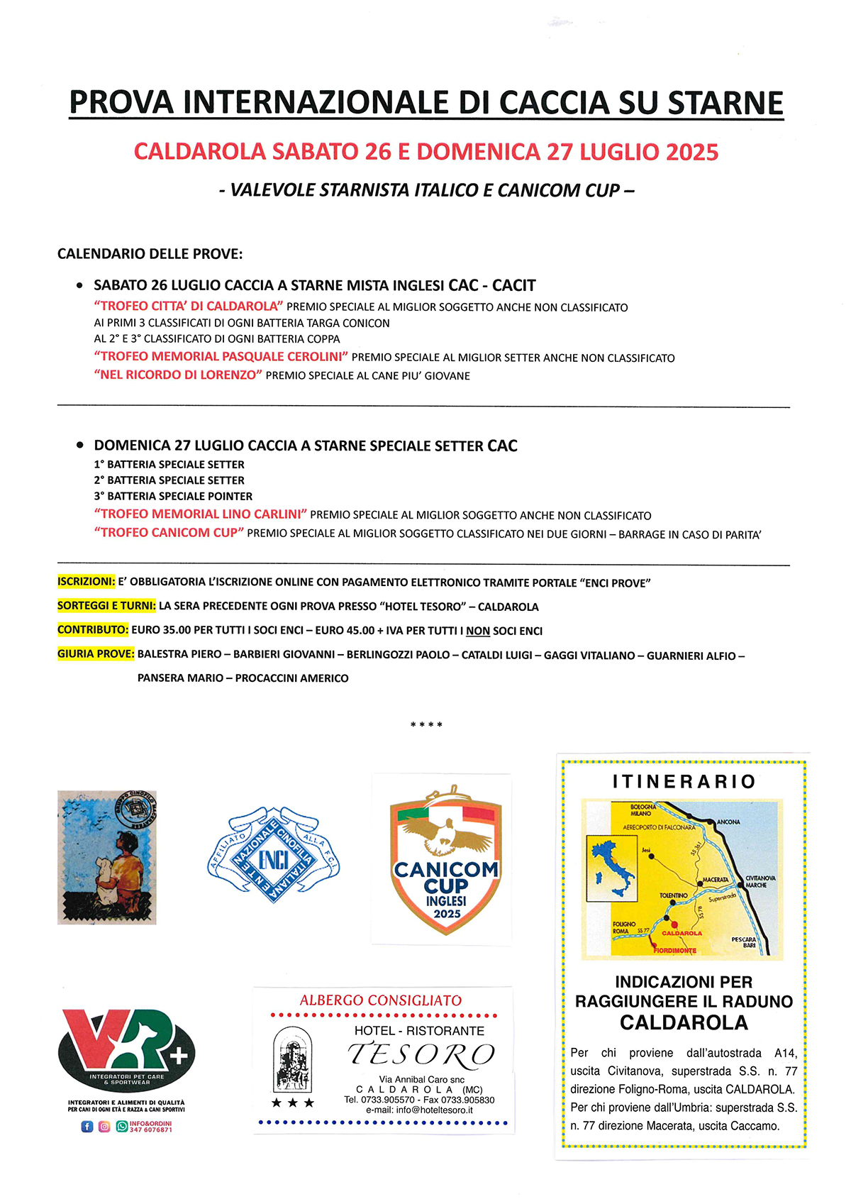 LOCANDINA DEFINITIVA PROVA INTERNAZIONALE DI CACCIA SU STARNE copia